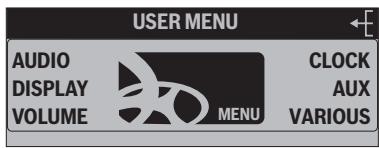 BLAUPUNKT ST. LOUIS MP56 - Appel du menu - 1