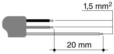 1,5 mm² 20 mm