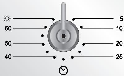 SMEG SC800GVP8 - MANETTE MINUTERIE ELECTROMECANIQUE (sur certains modèles uniquement) - 1