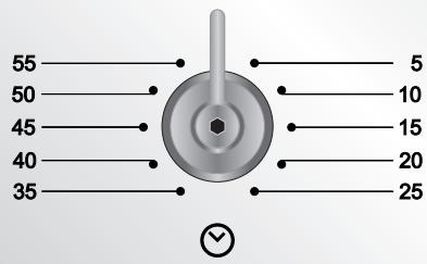 SMEG SC800GVP8 - MANETTE MINUTERIE MECANIQUE (sur certains modèles uniquement) - 1