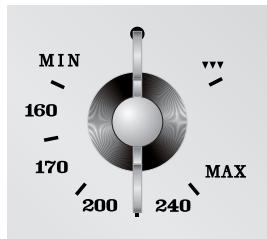 SMEG SC800GVP8 - MANETTE THERMOSTAT FOUR GRIL ELECTRIQUE (sur certains modèles uniquement) - 2