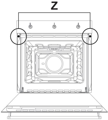SMEG SC800GVP8 - Positionnement du four - 5