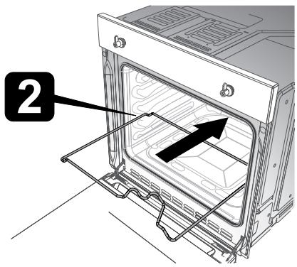 SMEG SC800GVP8 - Utilisation du tournebroche (sur certains modèles uniquement) - 1