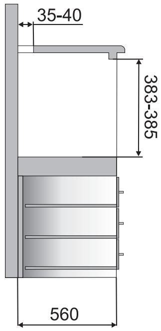 SMEG SCT105-8 - Positionnement en colonne - 2