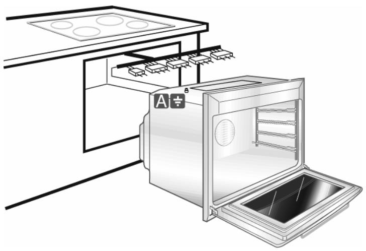 SMEG SE51X-5 - Mise en place du four - 6