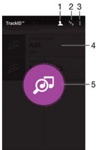 SONY M4 - Reconnaitre de la musique avec TrackIDTM - 1