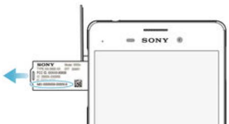 SONY M4 - Trouver le numéro d'identification de votre apparéil - 1
