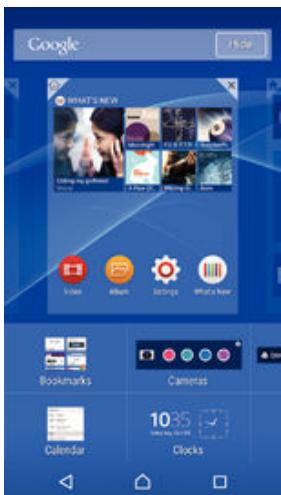 SONY M4 - Widgets - 1