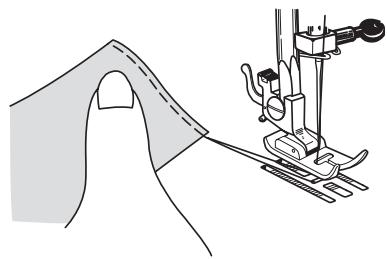 TOYOTA RS2000-3D - Pour terminer la couture (fig. D) - 3