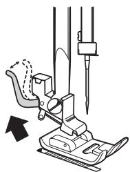 TOYOTA RS2000-3D - Utilisation du pied pour le passepoiil - 1