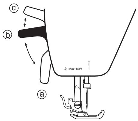 TOYOTA RS2000-3D - Levier presseur de pied-de-biche (fig. C) - 2