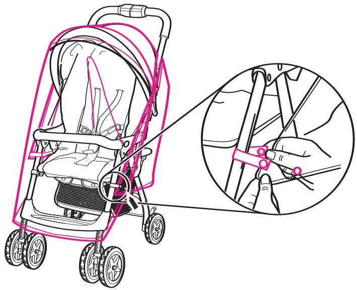 GRACO COCOON CITISPORT - Swivel Wheels • Assemblage avant pivotant - 2