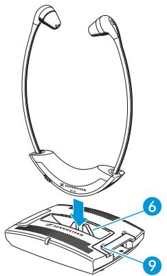SENNHEISER SET 50 TV - Régler la balance - 2