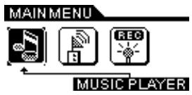 MPMAN MP-FUB33 - UTILISER LE MENU PRINCIPAL - 1