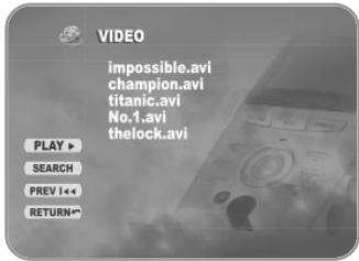 MPMAN MP-AV40 - Pour voir une vidéo - 3