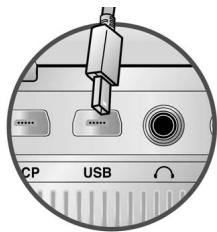 MPMAN MP-AV40 - Connexion de l'appareil au PC - 1