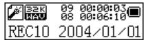 MPMAN MP-FUB31 - Mode 'Record' (enregistrement) - 1