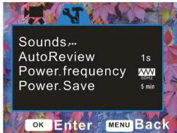 MPMAN PC24 - Setup menu - 1