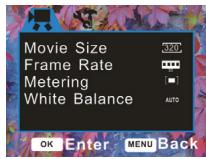 MPMAN PC24 - Menu in de video modus - 1
