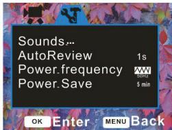 MPMAN PC24 - Setup menu - 1