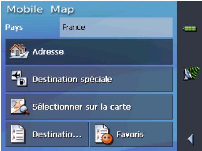 CLARION MAP 360 & MAP360 - Indiquer une destination sur la carte - 2