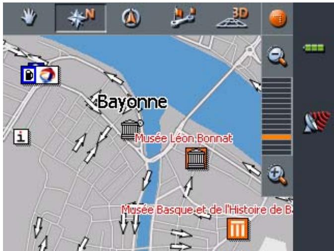 CLARION MAP 360 & MAP360 - Indiquer une destination sur la carte - 3