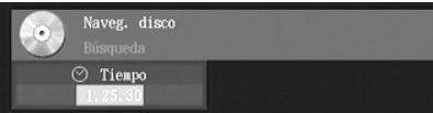 Naveg. disco Busqueda Tiempo 16:25:30