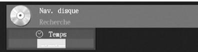 Nav. disque Recherche Temps