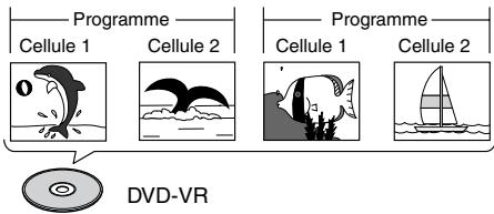 Programme Cellule 1 Cellule 2 Programme Cellule 1 Cellule 2 DVD-VR
