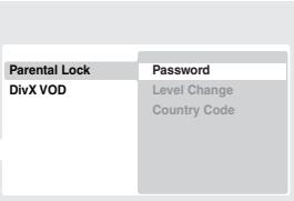 ONKYO DV-SP404EM - Registrazione di una nuova password - 1