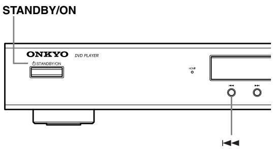 ONKYO DV-SP404EM - Restauración de los ajustes de fabricula de laResolution de salute con connexion HDMI - 1