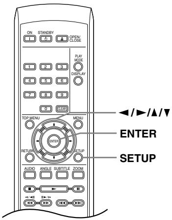 ONKYO DV-SP404EM - Utilisation du menu des réglages initiaux (Initial Settings) - 1