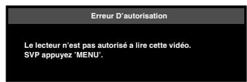 ONKYO DV-BD606 - Astuces pour la lecture d'un produit officiel DivX® Certified Certified acheté ou loué - 3