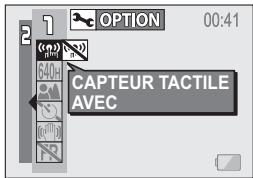 SANYO XACTI VPC-E60 - RÉGLAGE DU CAPTEUR TACTILE (MISE AU POINT TACTILE) - 1