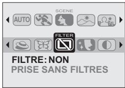 SANYO XACTI VPC-E60 - Sélectionnez le menu de filtre. - 1