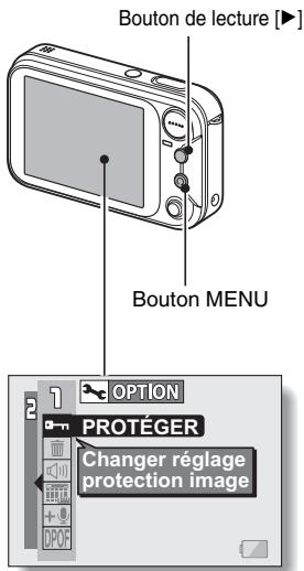 SANYO XACTI VPC-E60 - Appuyez sur le bouton MENU. - 1