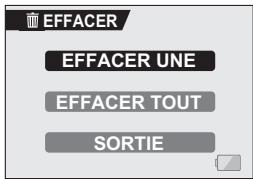 SANYO XACTI VPC-E60 - Sélectionnez l'icône d'effacement et appuyez sur le bouton de réglage SET. - 1