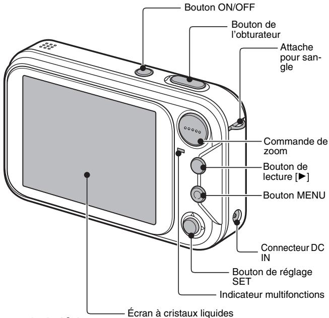 SANYO XACTI VPC-E60 - Vue arrière - 1