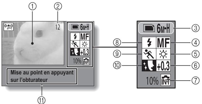SANYO XACTI VPC-E60 - À PROPOS DU GUIDE DE PRISE DE PHOTOS INTERACTIF (Affichage du guide) - 1