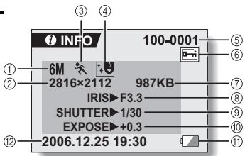 SANYO XACTI VPC-E60 - Appuyez sur le bouton MENU et maintenez-le enfoncé pendant environ 2 secondes. - 1