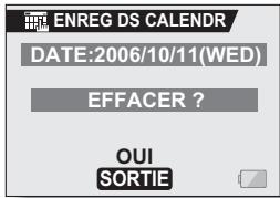 SANYO XACTI VPC-E60 - Effacement d'une image du calendrier - 1