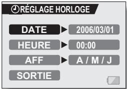 SANYO XACTI VPC-E60 - DATE ET HEURE - 2