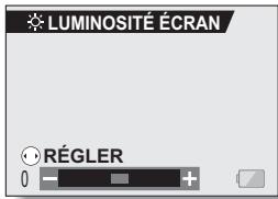 SANYO XACTI VPC-E60 - Sélectionnez l'icône de luminosité de l'écran à cristaux liquides ☐ et appuyez sur le bouton de réglage SET. - 1