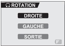 SANYO XACTI VPC-E60 - Sélectionnez l'icône de rotation 📊 et appuyez sur le bouton de réglage SET. - 1
