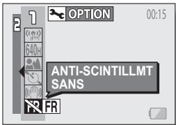 SANYO XACTI VPC-E60 - RÉGLAGE ANTI-SCINTILLEMENT - 1