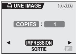 SANYO XACTI VPC-E60 - Déplacez le bouton de réglage SET vers la gauche ou la droite pour afficher l'image à imprimer. - 1