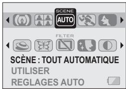 SANYO XACTI VPC-E60 - Sélectionnez le menu de sélection de scène. - 1
