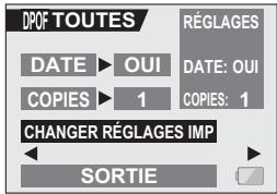 SANYO XACTI VPC-E60 - Modification des réglages d'impression - 1