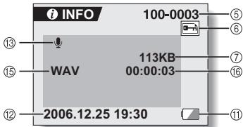 SANYO XACTI VPC-E60 - Appuyez sur le bouton MENU et maintenez-le enfoncé pendant environ 2 secondes. - 3