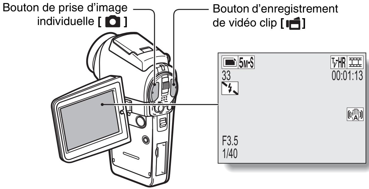 SANYO VPC-HD1 - Prise de photos individuelles pendant l'enregistrement d'un vidéo clip (page 51) - 1